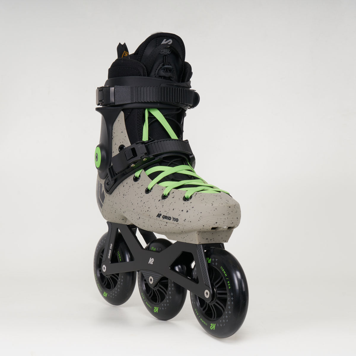 K2 Grid 110 Premium 3-Wheel Inline Skates - Unisex - With Intuition Liners