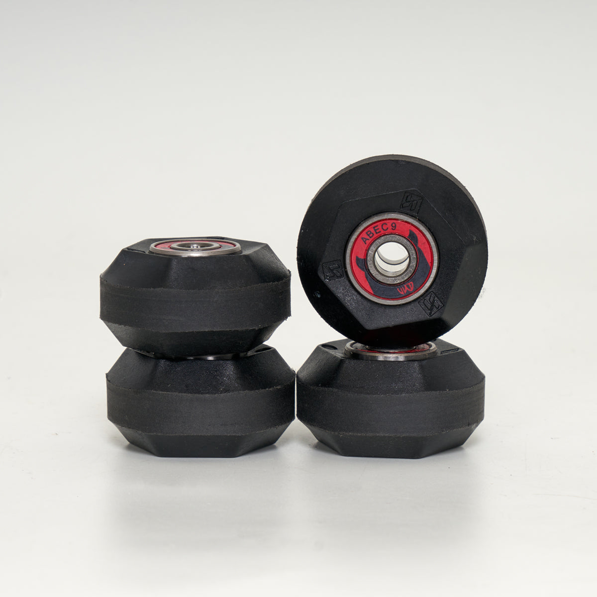 Kizer Fluid IV (Fluid 4) Team Anti-Rocker Frames - Black (inc. Anti-Rocker Wheels & Bearings)