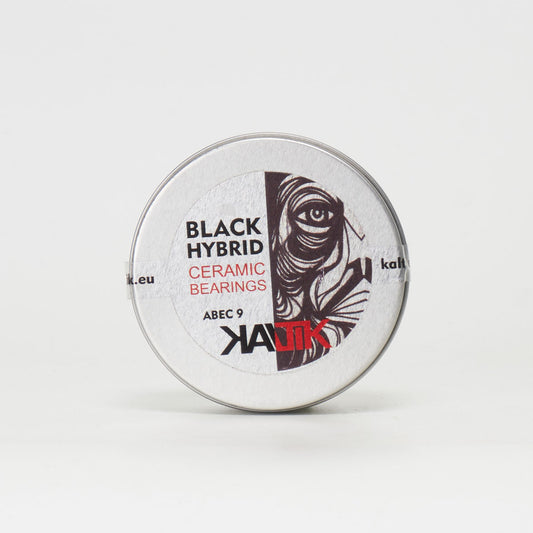 Kaltik Black Ceramic Hybrid Bearings - 8 Set