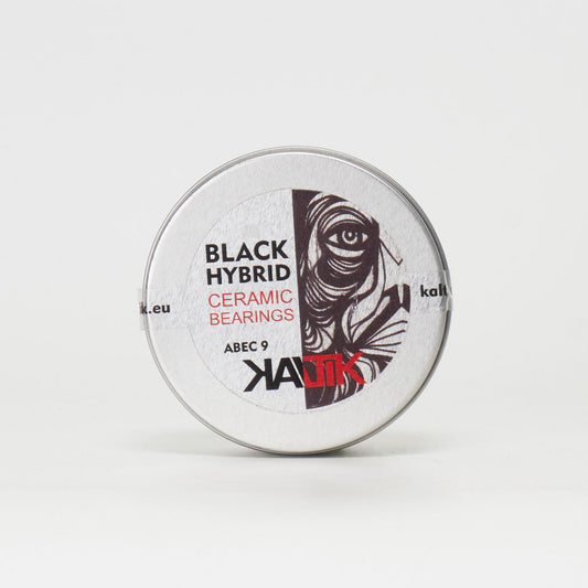 Kaltik Black Ceramic Hybrid Bearings - 8 Set - Loco Skates