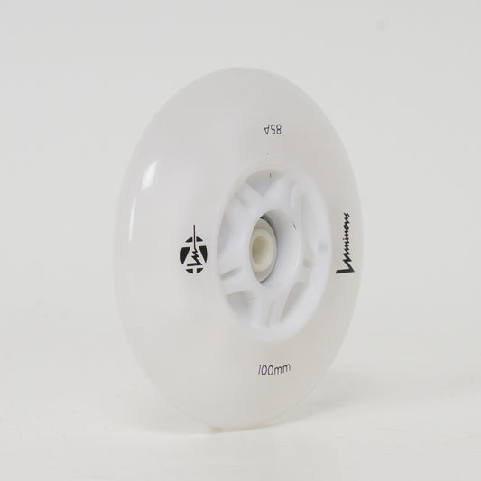 Luminous LED Light Up Wheels - 100mm (Singles) - White