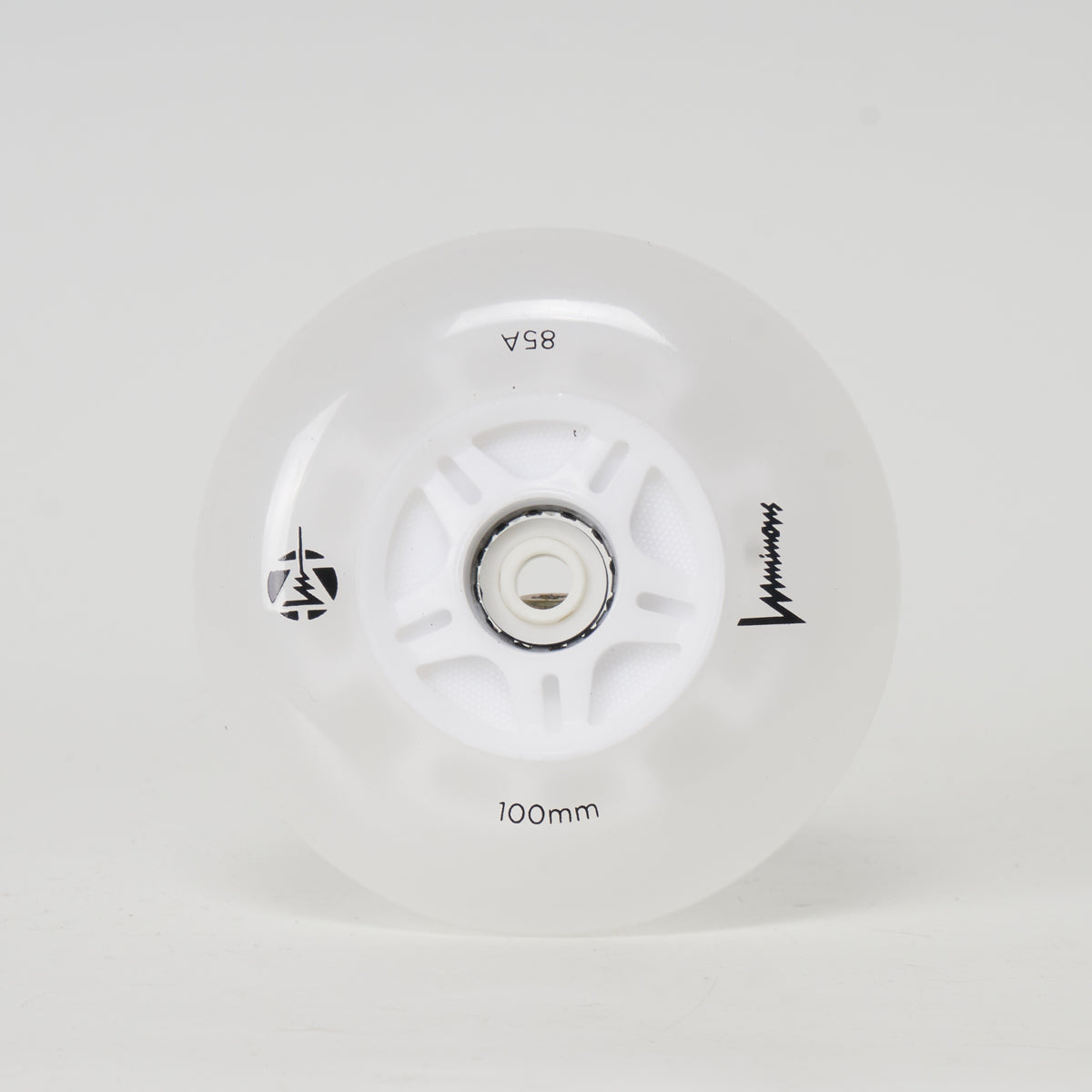 Luminous LED Light Up Wheels - 100mm (Singles) - White