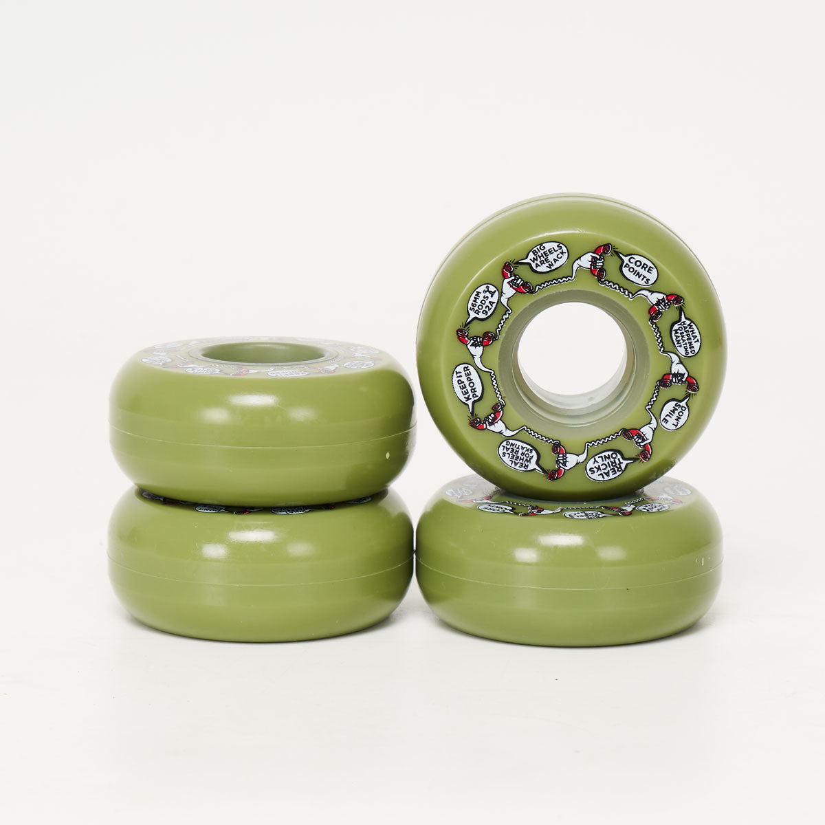 Mushroom Blading 'Rods' Wheels 56mm - 4 Pack