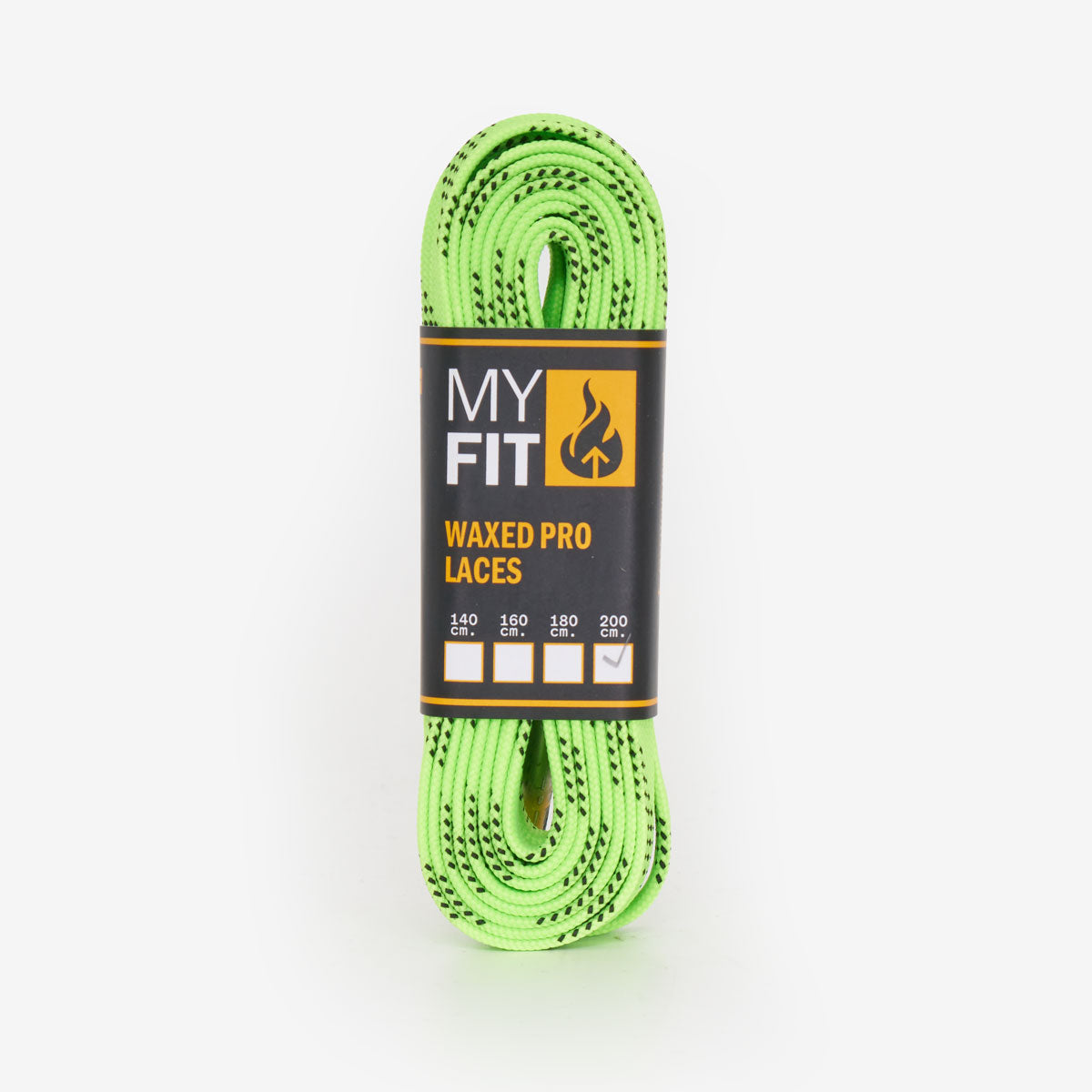 Myfit Waxed Pro Laces - Neon Green