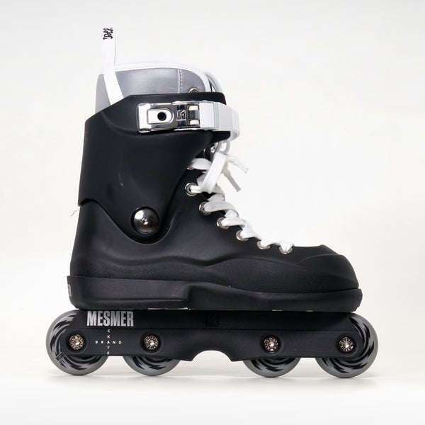 Mesmer Team TS3 Skates - Black – Loco Skates MESMER Aggressive Skate Throne TS3 Black