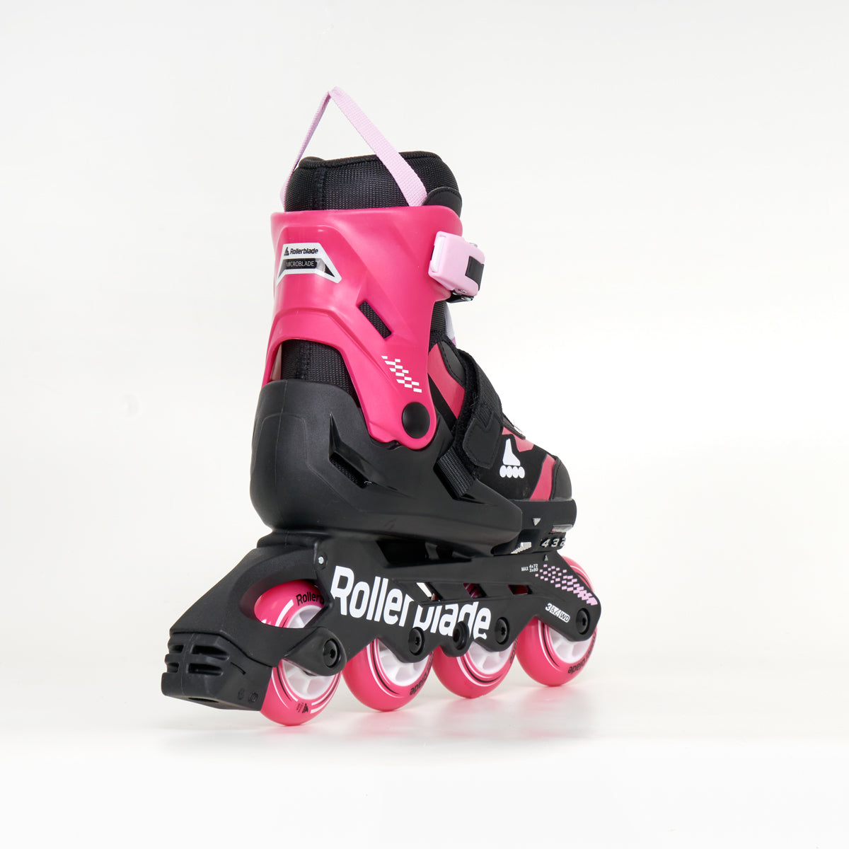 Rollerblade Microblade Combo Junior Adjustable Inline Skates - Black / Pink