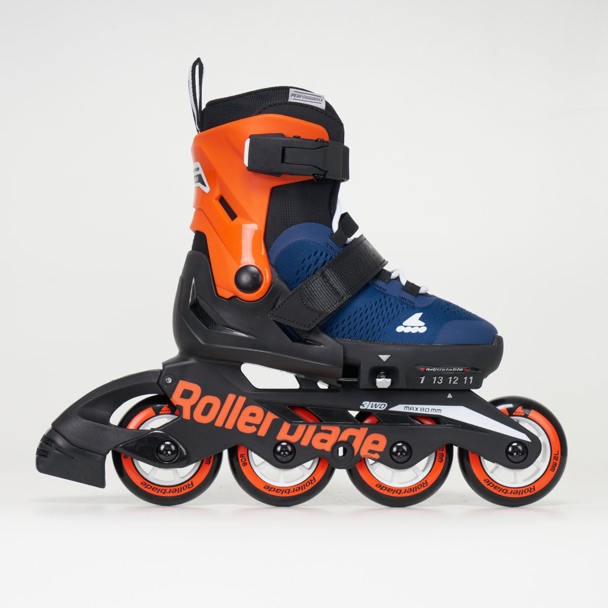 Rollerblade Microblade Junior Skates - Blue / Orange