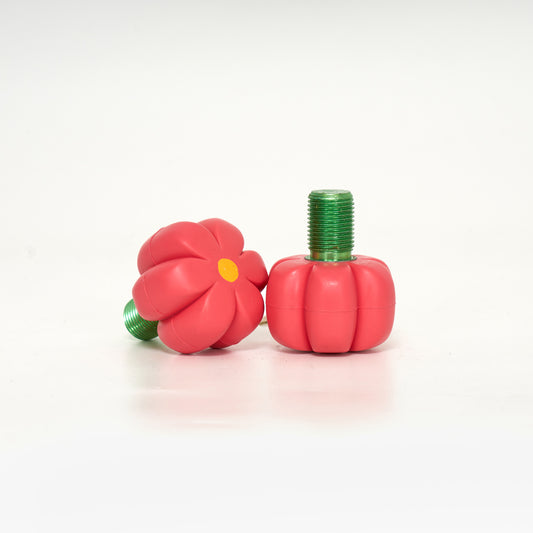Moxi Brake Petals - Red "Hibiscus" Roller Skate Stoppers