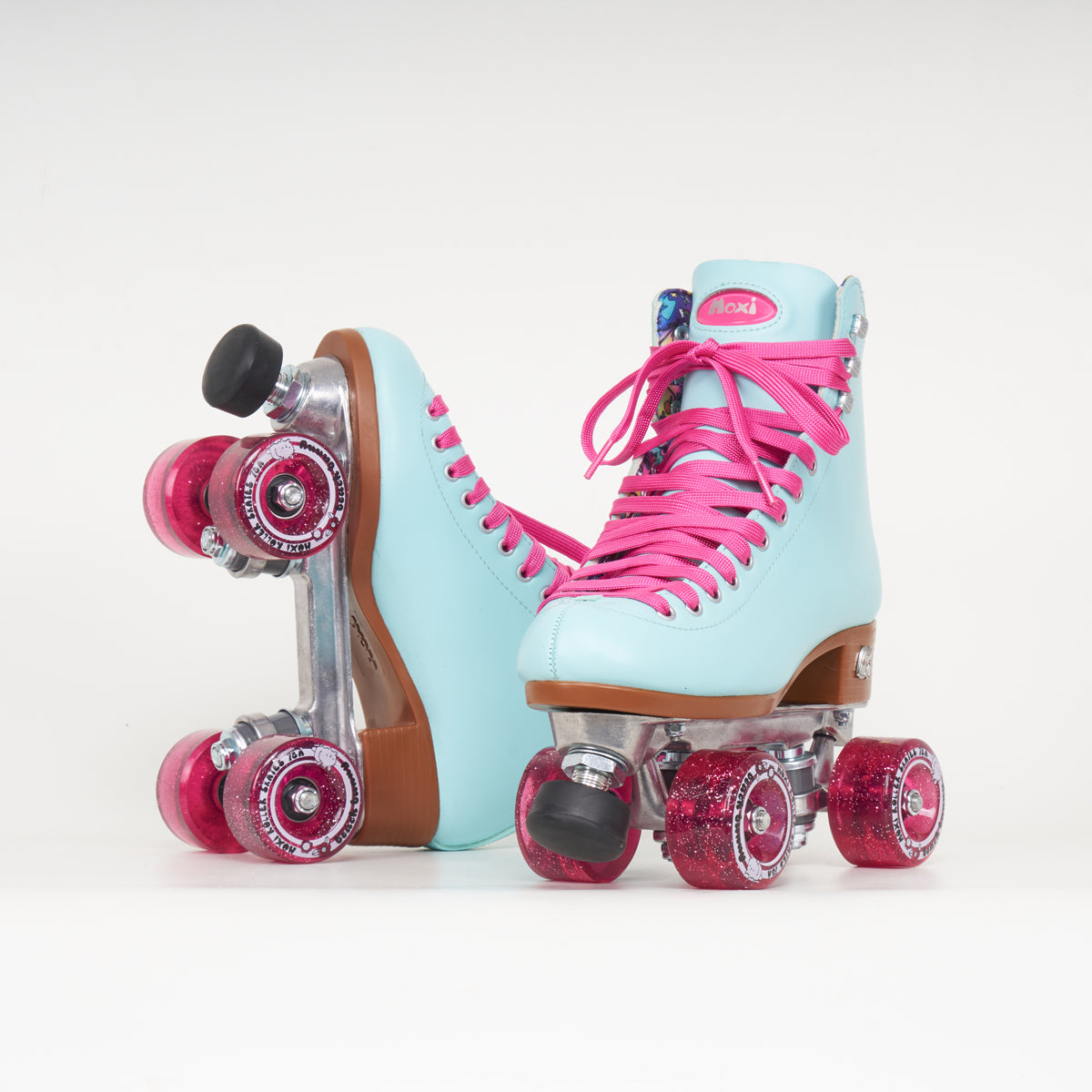 Moxi Beach Bunny Sky Blue Rollerskates - Loco Skates