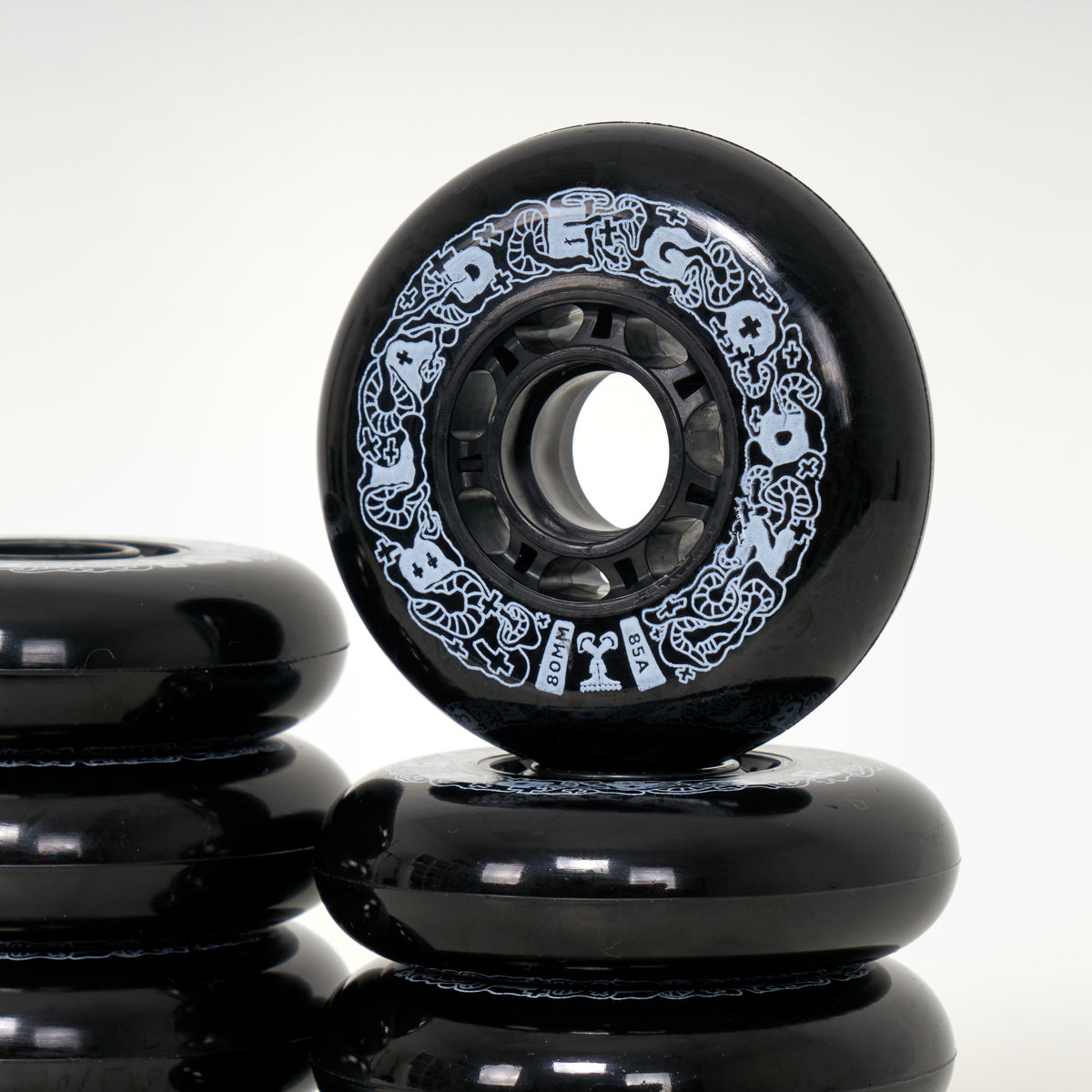 Mushroom Blading 80mm Wheels - Black