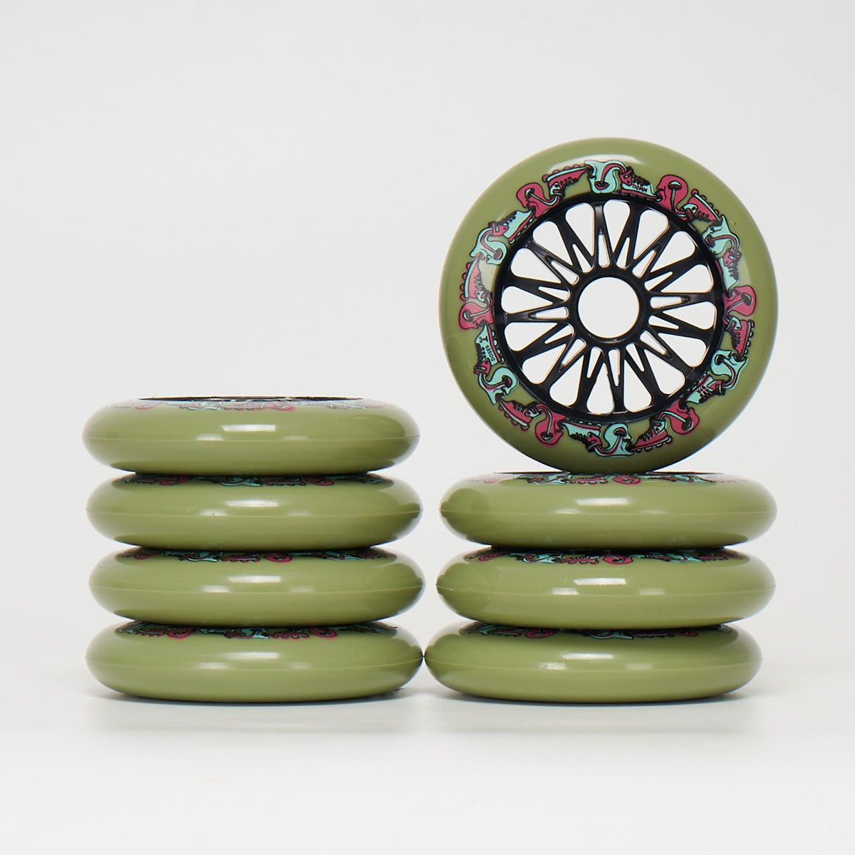 Mushroom Blading Doses Wheels 110mm - 8 Pack