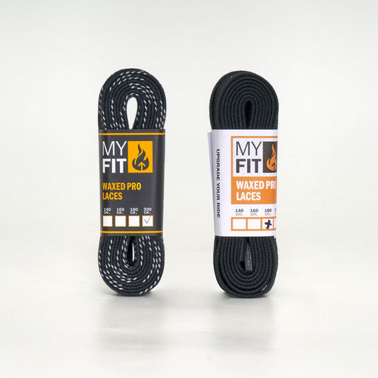 MyFit Waxed Laces Pro - Black