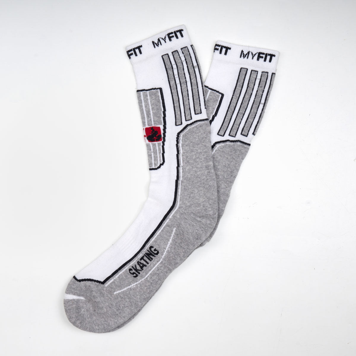 MyFit Skating Socks - White