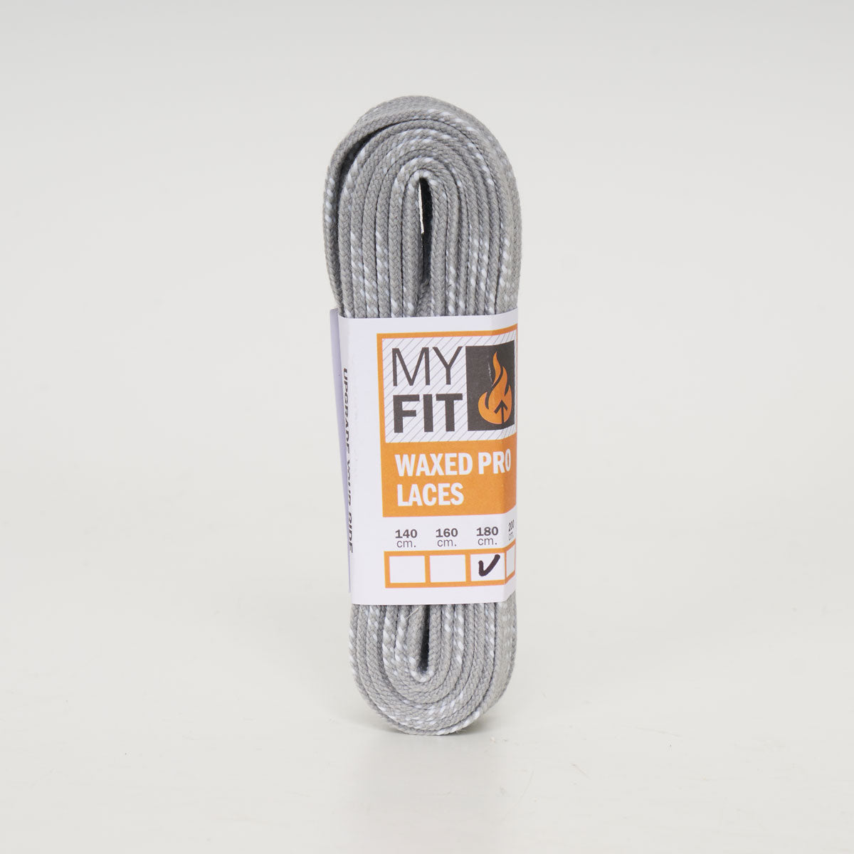 Myfit Waxed Pro Laces - Grey/White – Loco Skates