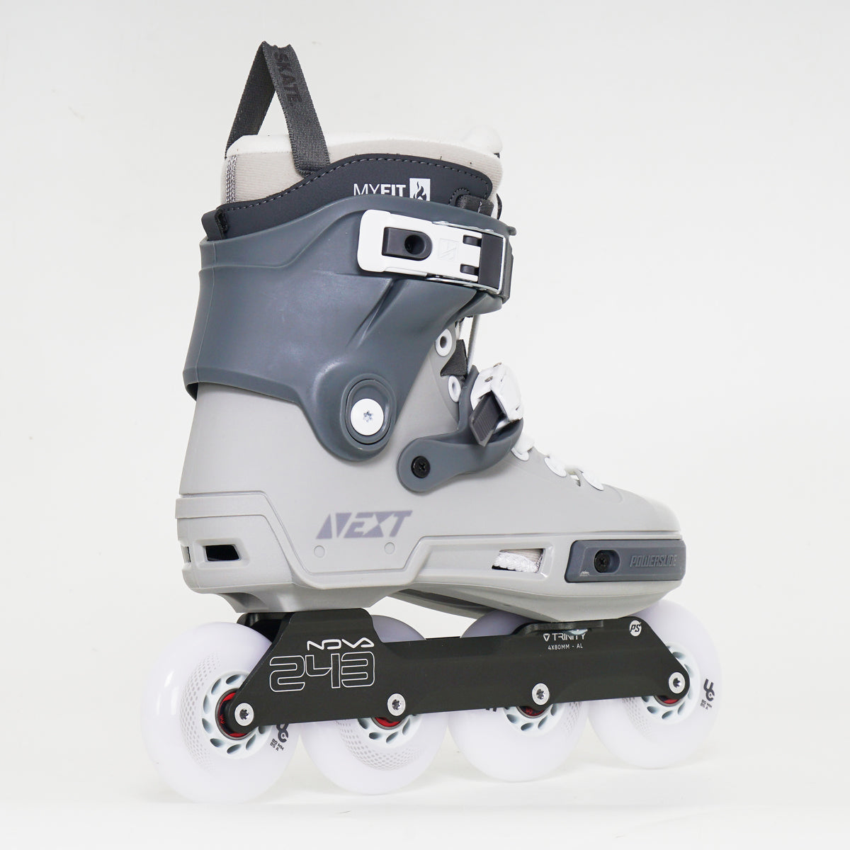 Powerslide Next 80 Inline Skates - Asphalt Grey