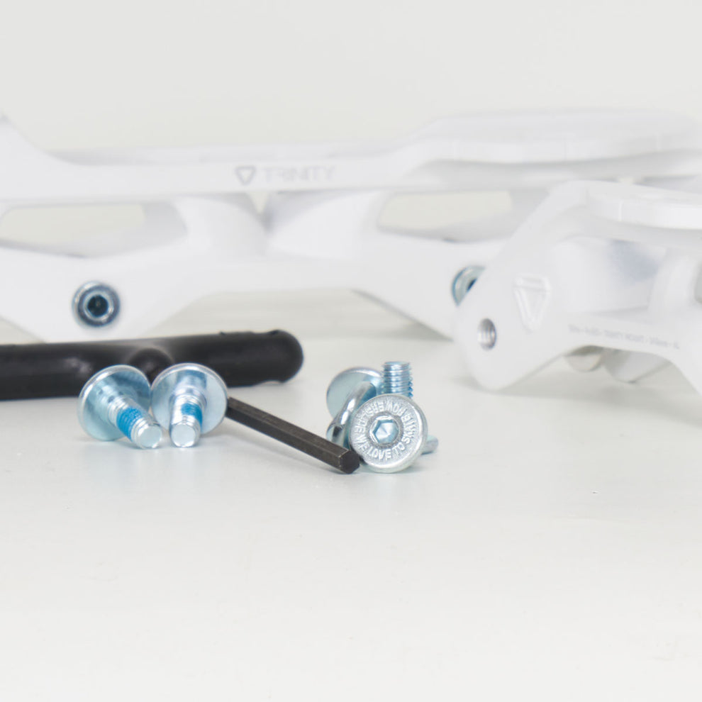 Powerslide Elite Casted Frame, Trinity mount, 4x80, White – Loco Skates