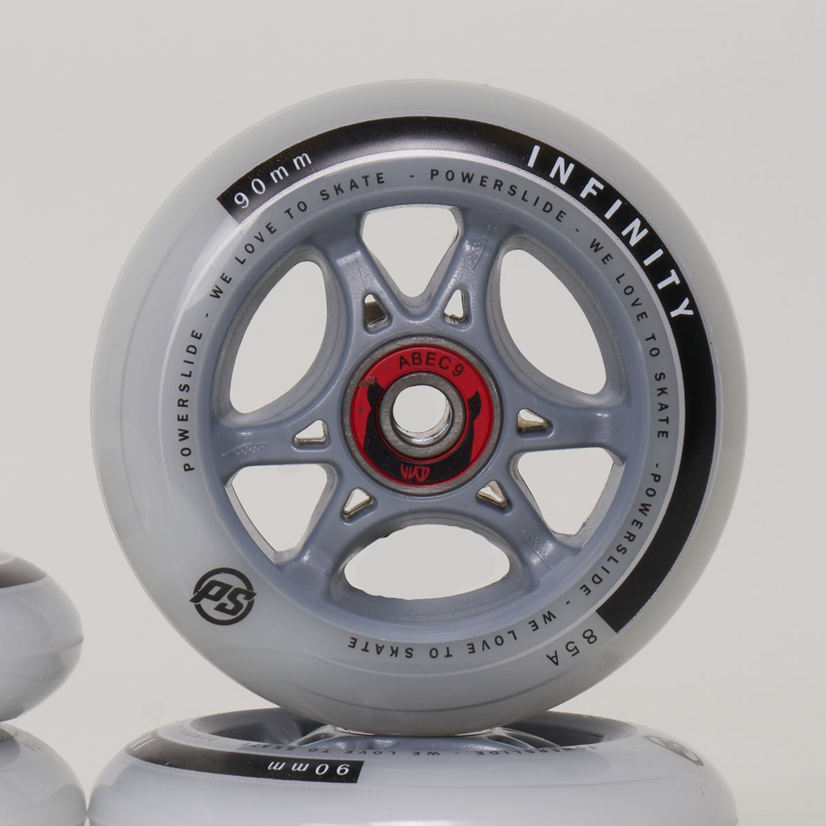 Powerslide Infinity 90mm Wheels w/Wicked Bearing - 4 Set