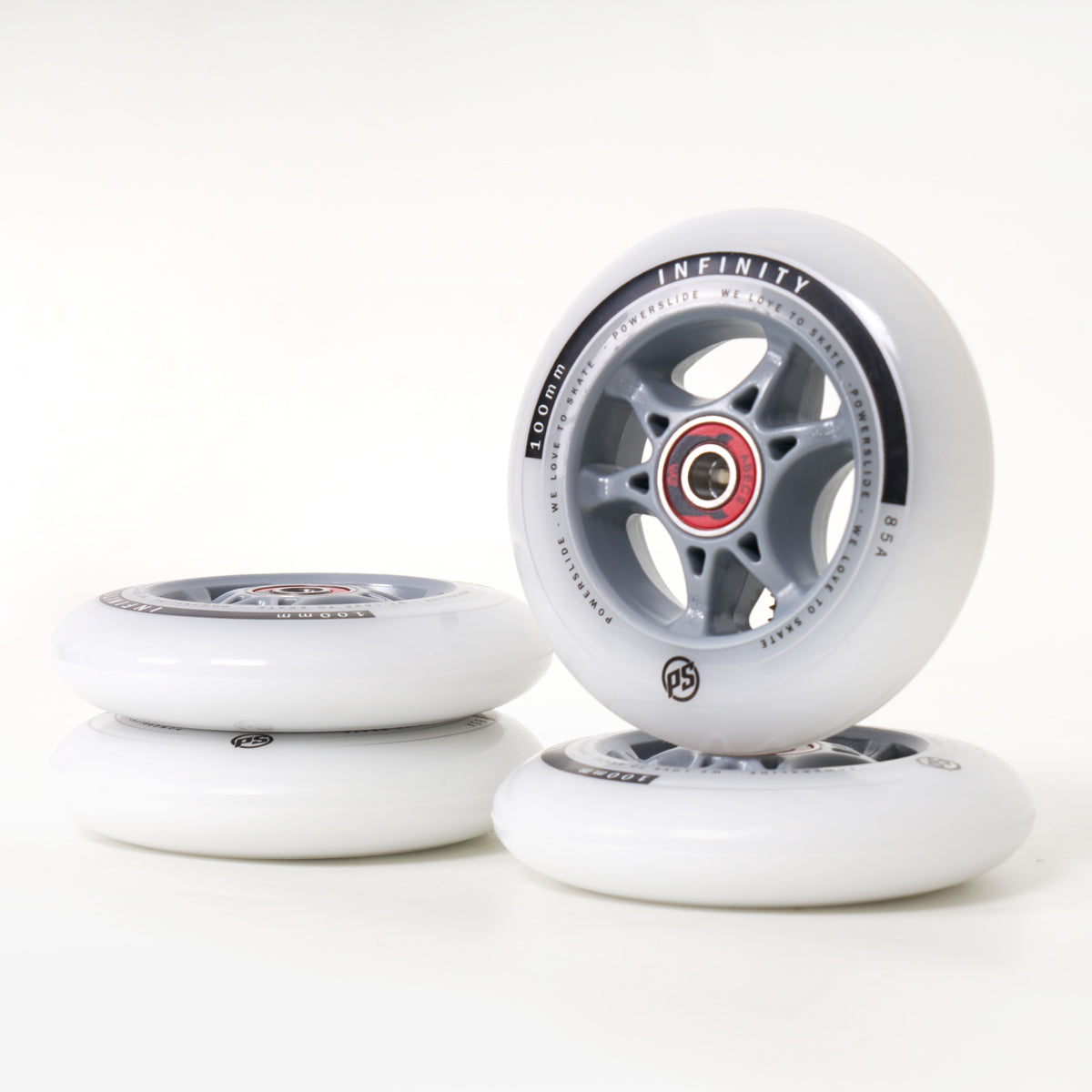 Powerslide Infinity II 100mm Wheel w/Wicked Bearing - 4 Set