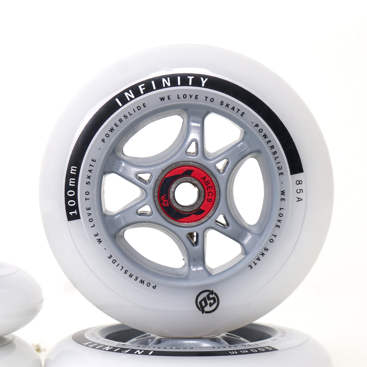 Powerslide Infinity II 100mm Wheel w/Wicked Bearing - 4 Set