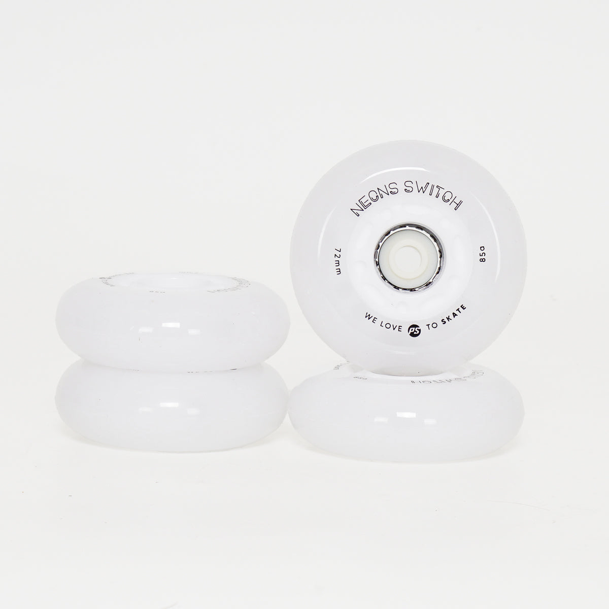 Powerslide Neons Switch 72mm LED - Multicoloured Light-Up Wheels