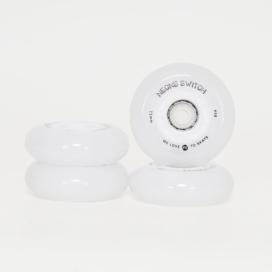 Powerslide Neons Switch 72mm LED - Multicoloured Light-Up Wheels