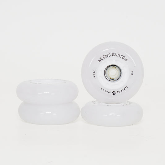 Powerslide Neons Switch 76mm LED - Multicoloured Light-Up Wheels