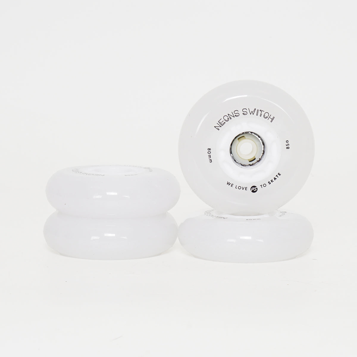 Powerslide Neons Switch 80mm LED - Multicoloured Light-Up Wheels