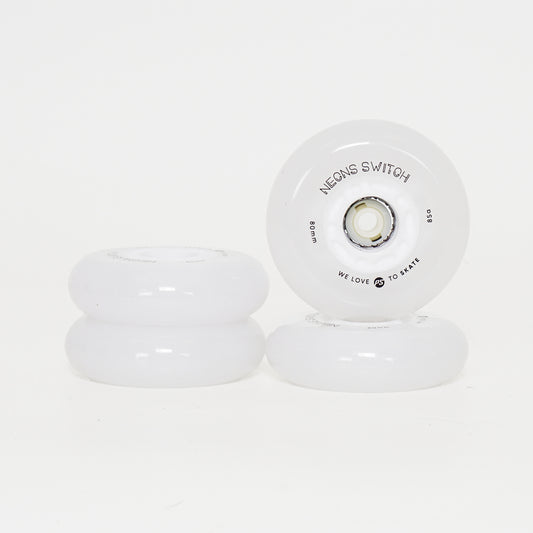 Powerslide Neons Switch 80mm LED - Multicoloured Light-Up Wheels
