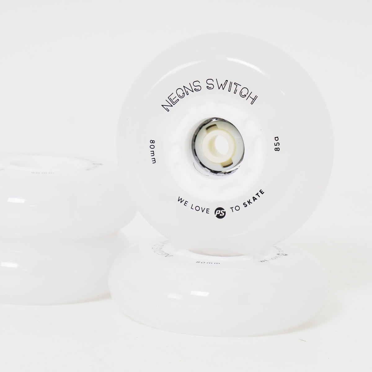 Powerslide Neons Switch 80mm LED - Multicoloured Light-Up Wheels