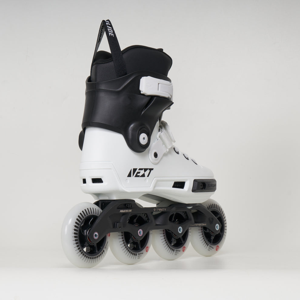 Powerslide Next Core 90 Inline Skates - White/Black - Unisex – Loco Skates