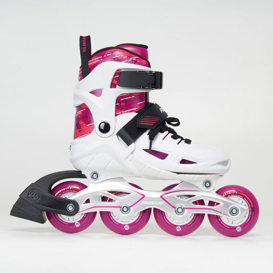 Powerslide Phuzion Universe Size Adjustable Junior Skates - Pink/White