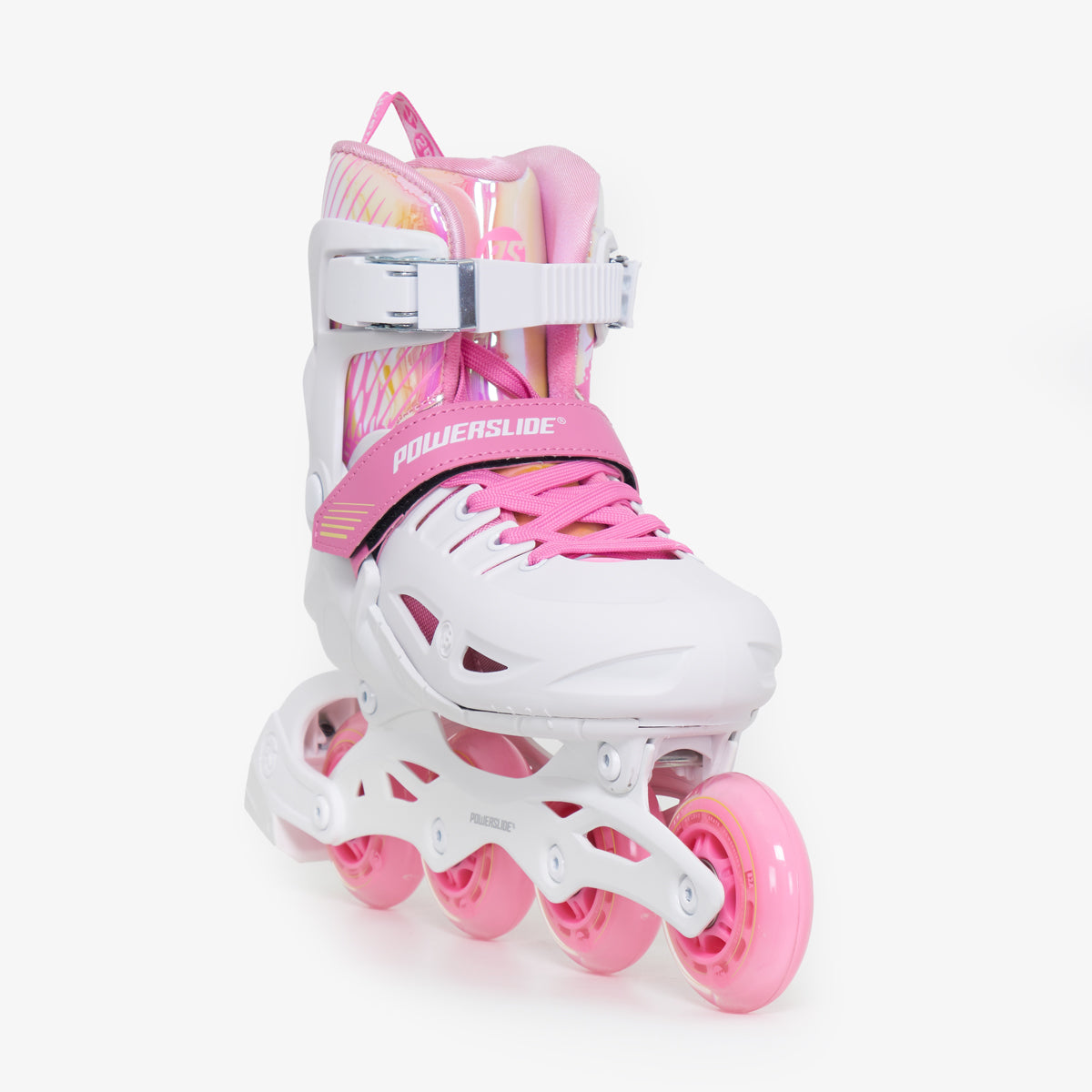 Powerslide Universe II Adjustable Kids Skates - Pink/White