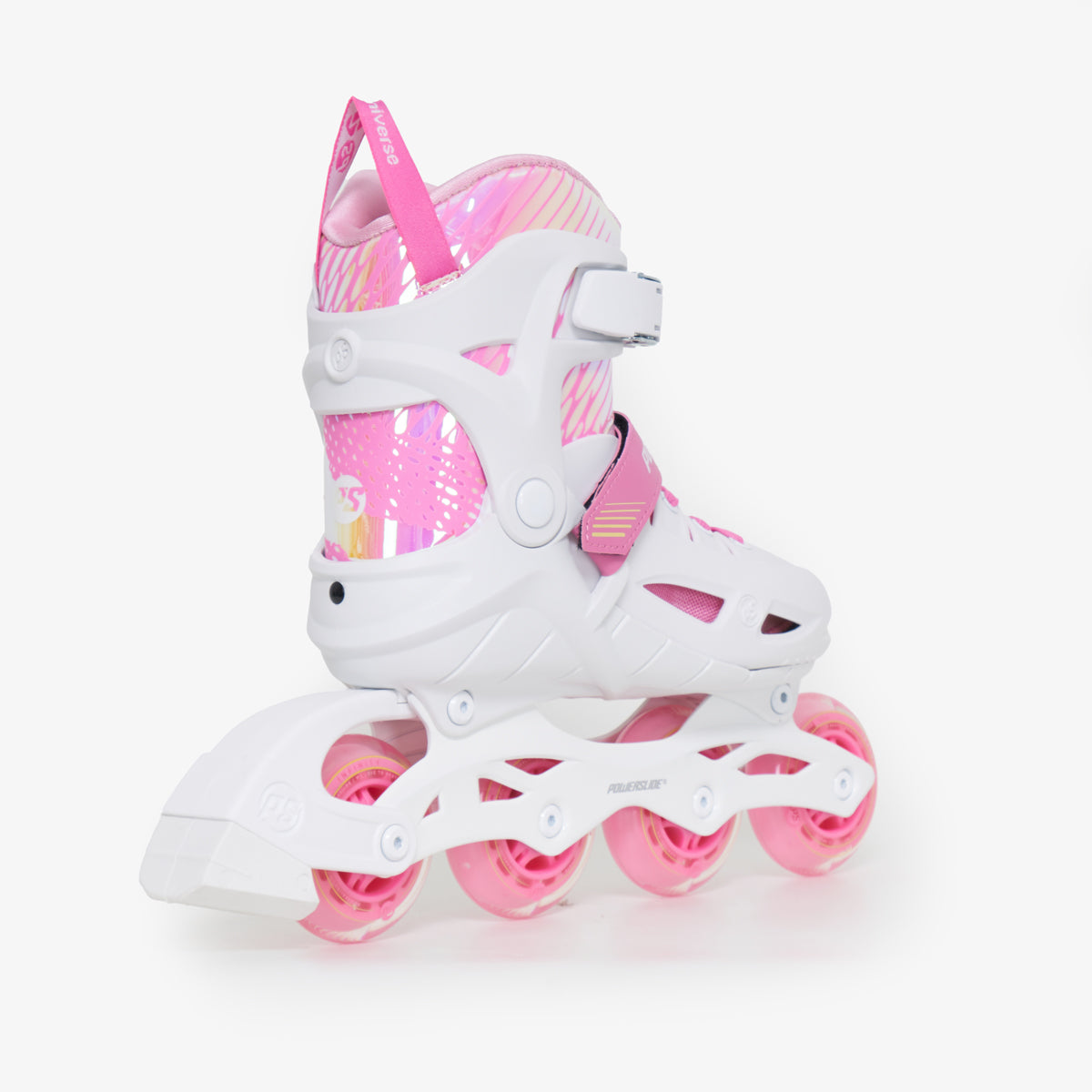 Powerslide Universe II Adjustable Kids Skates - Pink/White