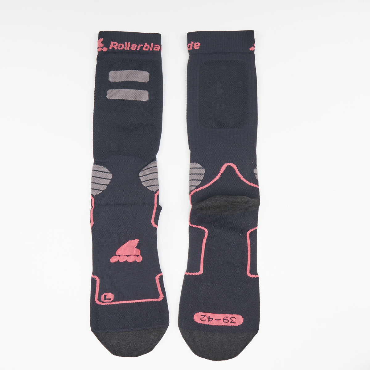 Rollerblade Performance Skate Socks - Black / Pink