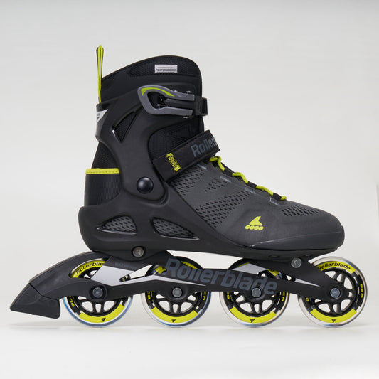 Rollerblade Macroblade 80 Mens Inline Skates - Black/Lime **LAST PAIR**