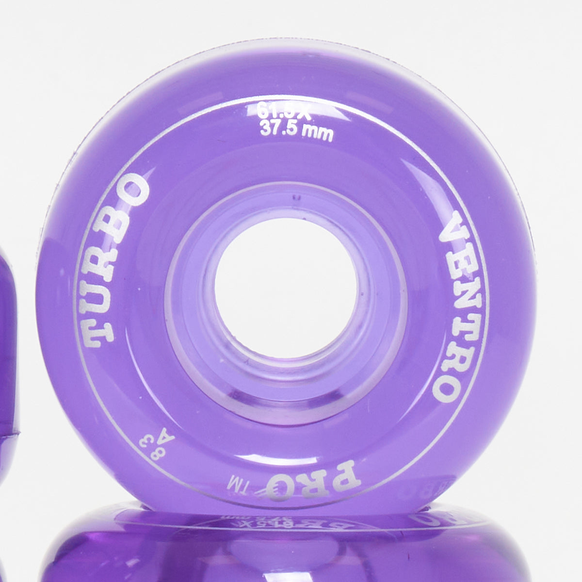 Ventro Pro Roller Skate Wheels - Clear Purple (8-Set) - Loco Skates