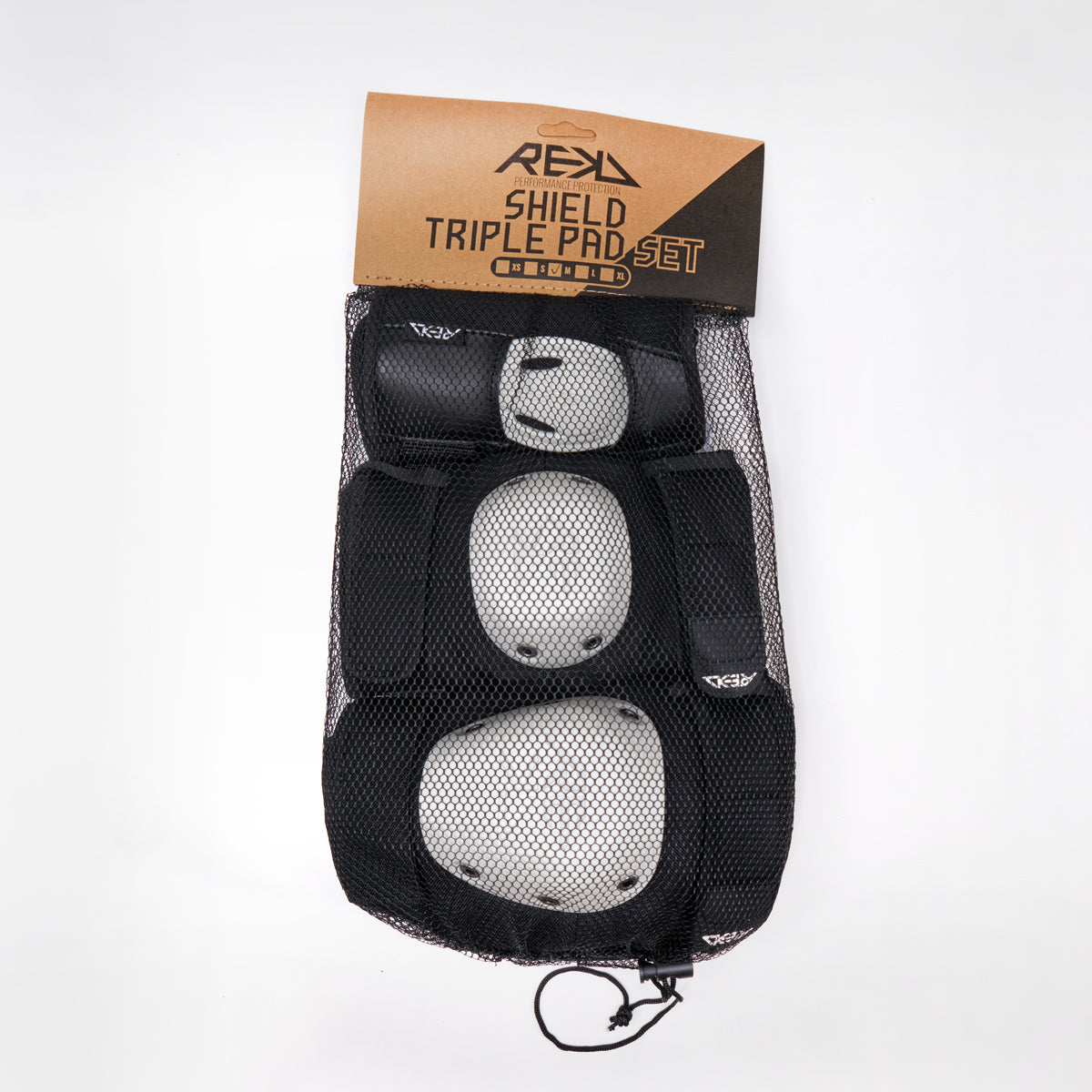 Rekd Heavy Duty Triple Pad Set – Kit Protection Skateboard Unisexe Adulte – Coudières, Genouillères Et Poignets Renforcés