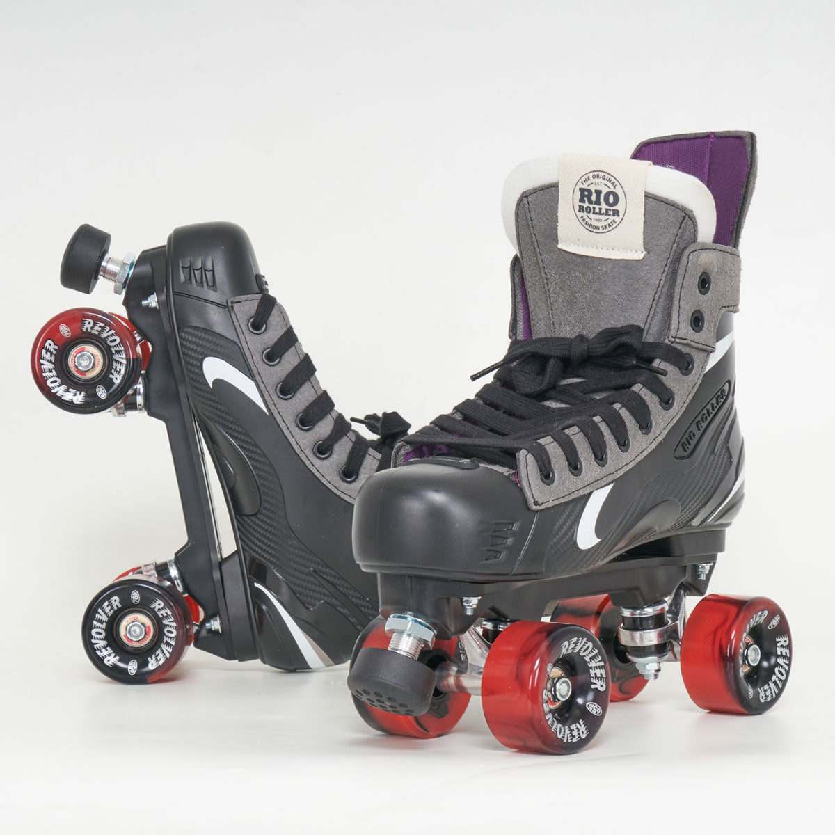 Action Rio Roler Rio Roller Flow Hockey Quad Skates - With Free Wheel Upgrade – Loco Skates