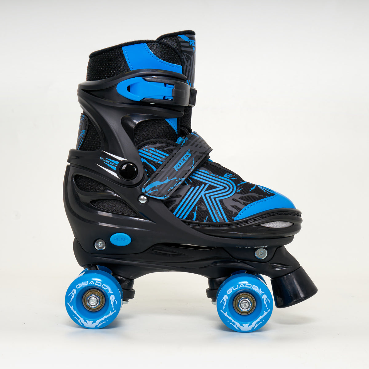 Roces "Quaddy" - Kids Blue Adjustable Roller Skates