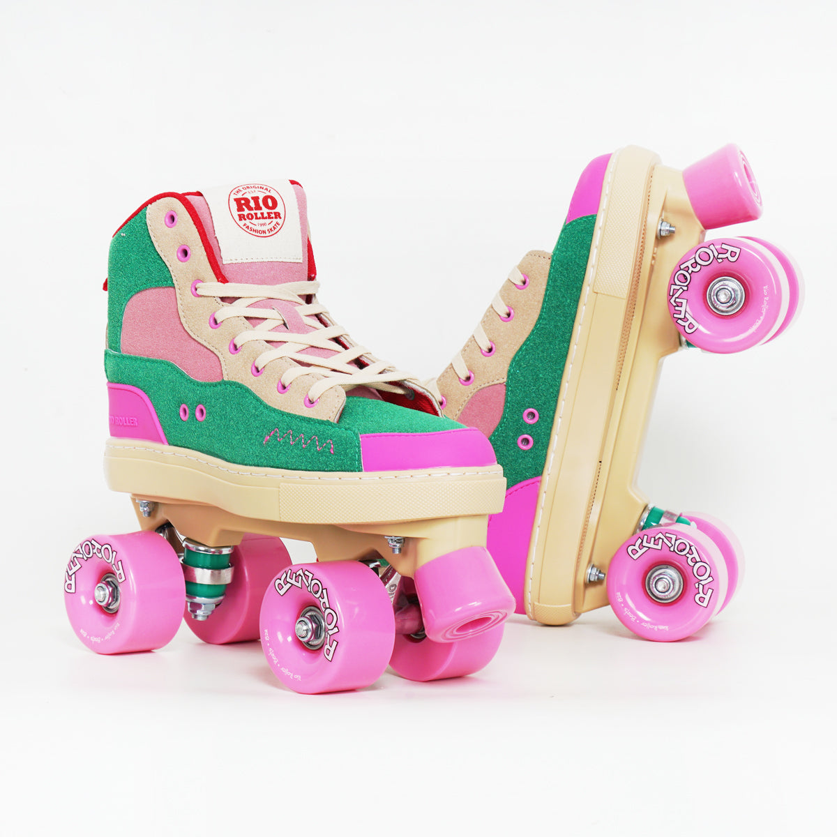 Rio Roller Beats Green / Pink – Roller Skates