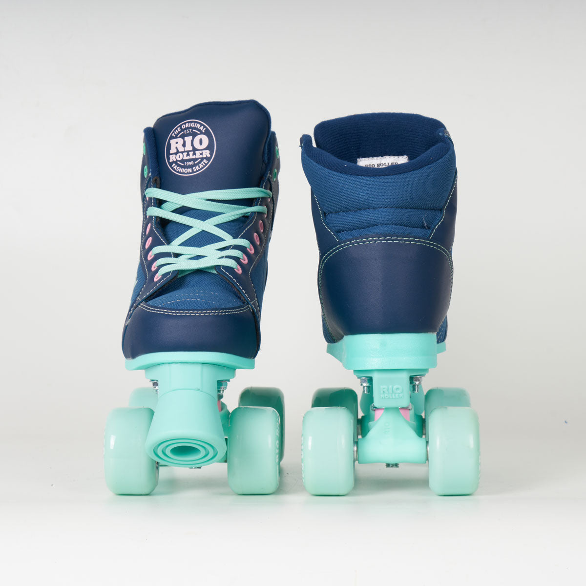Rio Roller Lumina Quad Skates - Navy / Green