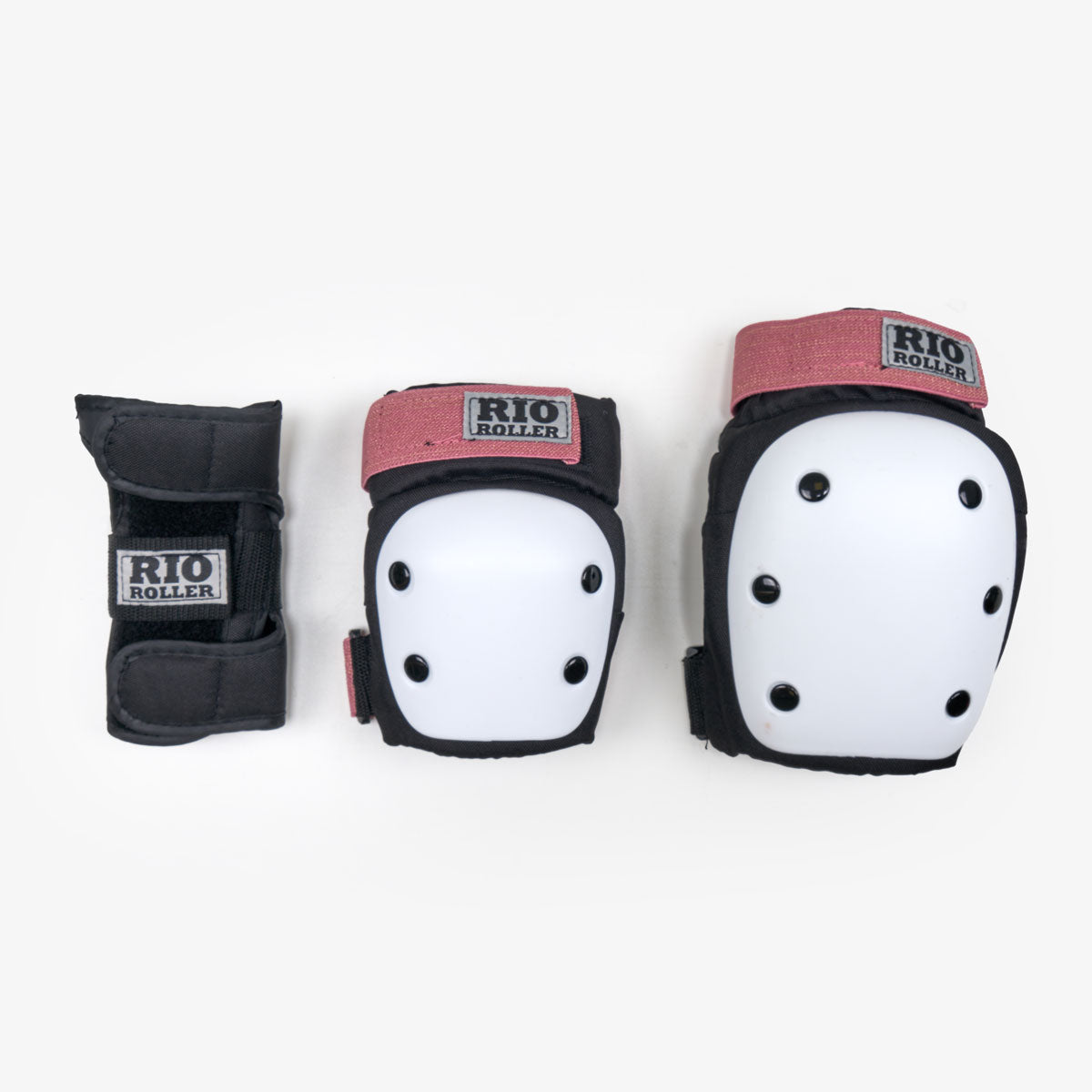 Rio Roller Triple Pad Set - Black / Pink