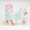 Rio Roller Script Rollerskates - Teal / Coral - Loco Skates