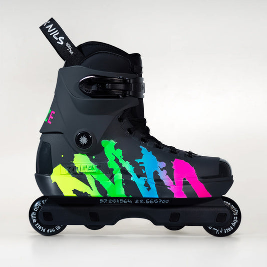 Roces M12 Plus Nils Jansons "Peace" - Aggressive Inline Skates [PRE ORDER - Cutoff 06/11/25]