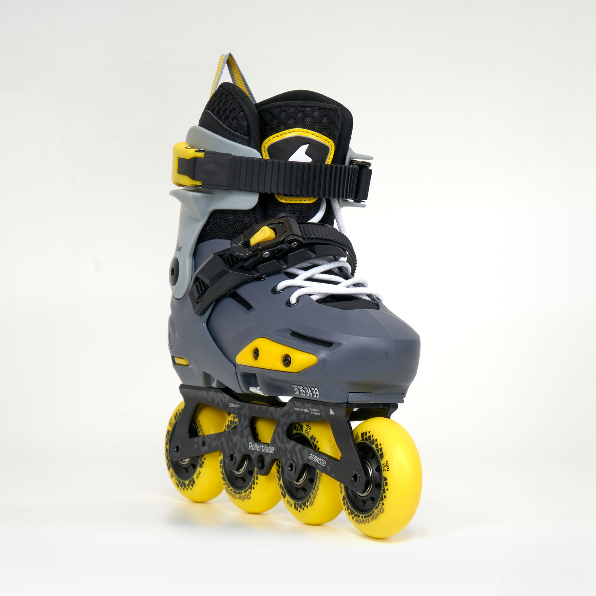 Rollerblade Apex Junior Inline Skates - Unisex - Grey / Yellow