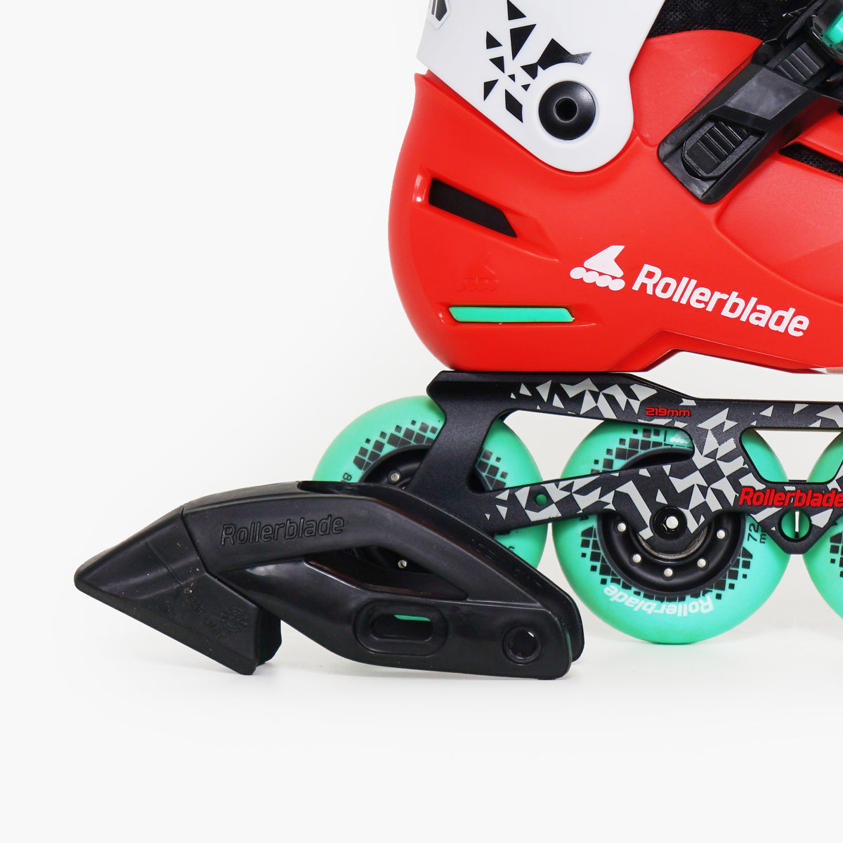 Rollerblade Apex Junior Inline Skates - Unisex - Red / Mint