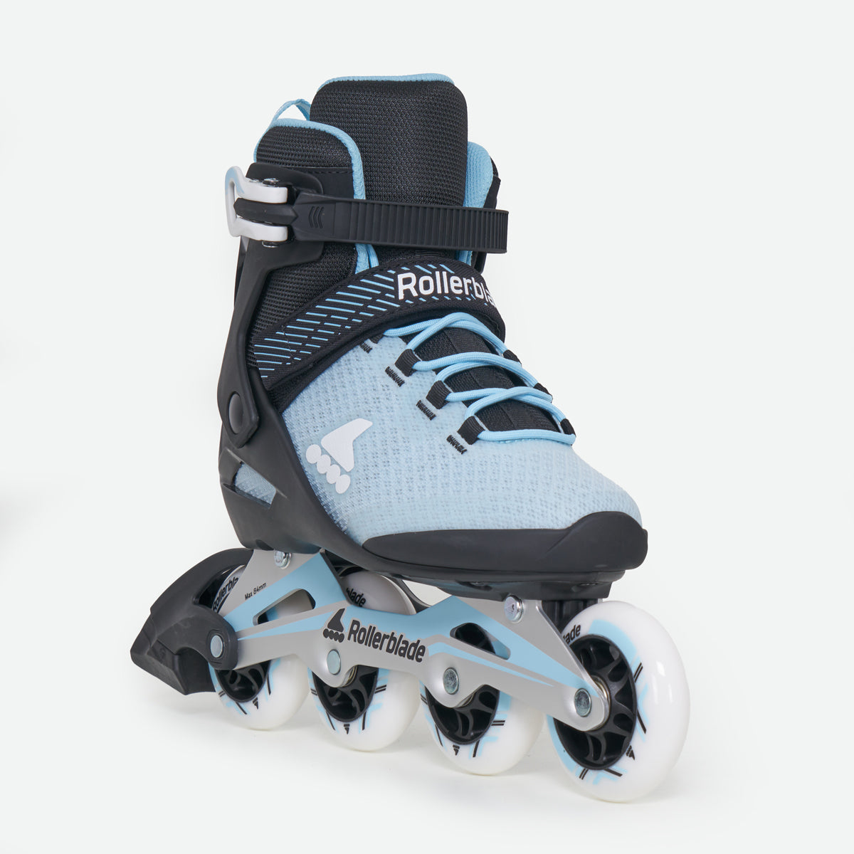 Rollerblade Macroblade 80 Women's Adult Inline Skates - Powder Blue / Black