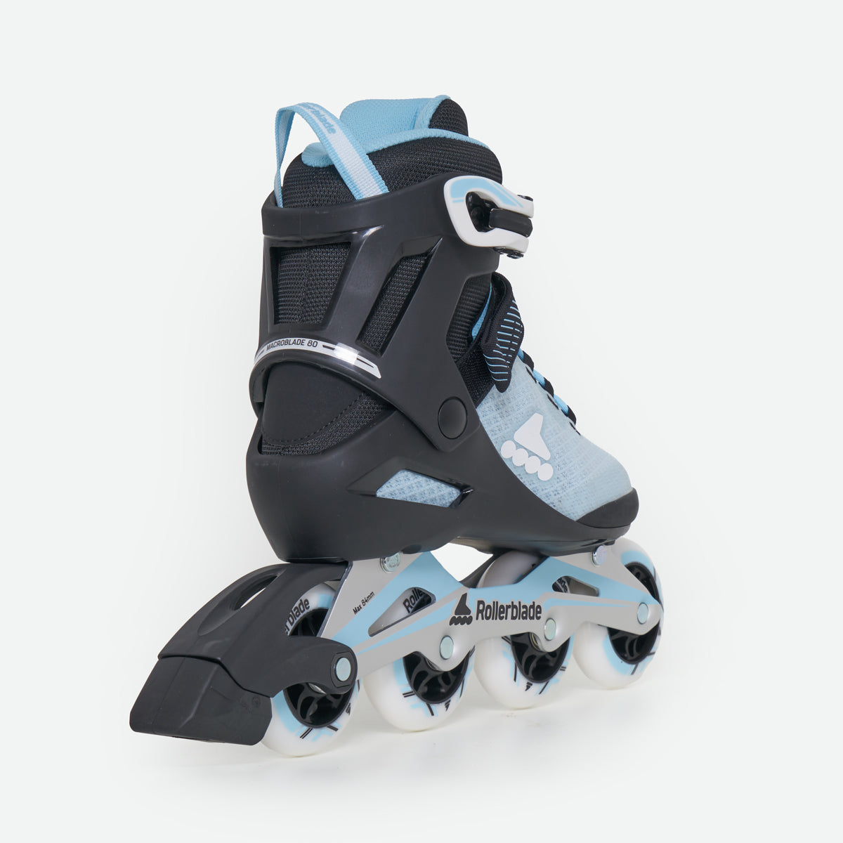 Rollerblade Macroblade 80 Women's Adult Inline Skates - Powder Blue / Black