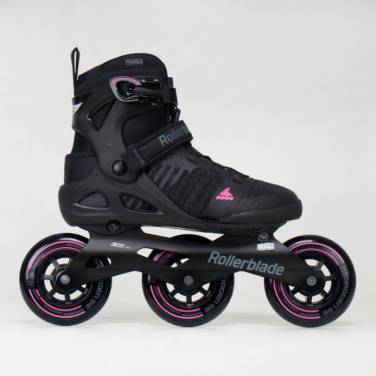 Rollerblade Macroblade W 110 3WD Womens Inline Skates - Black/Hot Pink - **LAST PAIR**