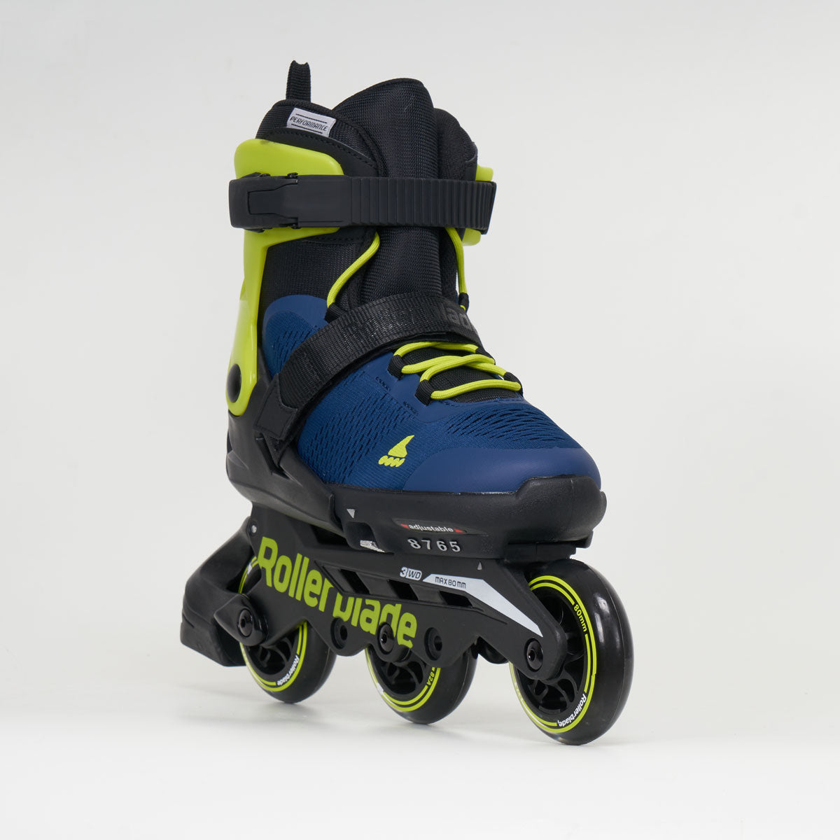 Rollerblade Microblade 3WD Junior Inline Skates - Green/Blue